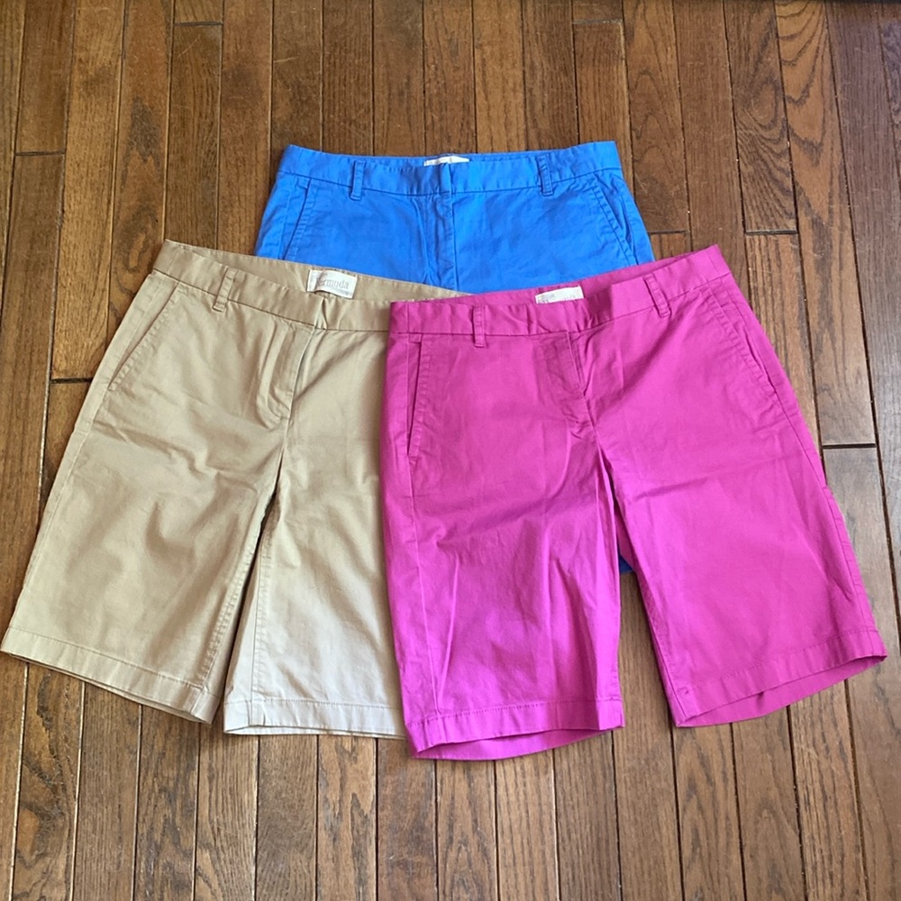 3 Pair Bundle! J. Crew Bermuda Shorts